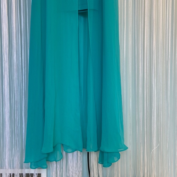 Bebe Chiffon Overlay Maxi Dress NWT - Picture 10 of 17